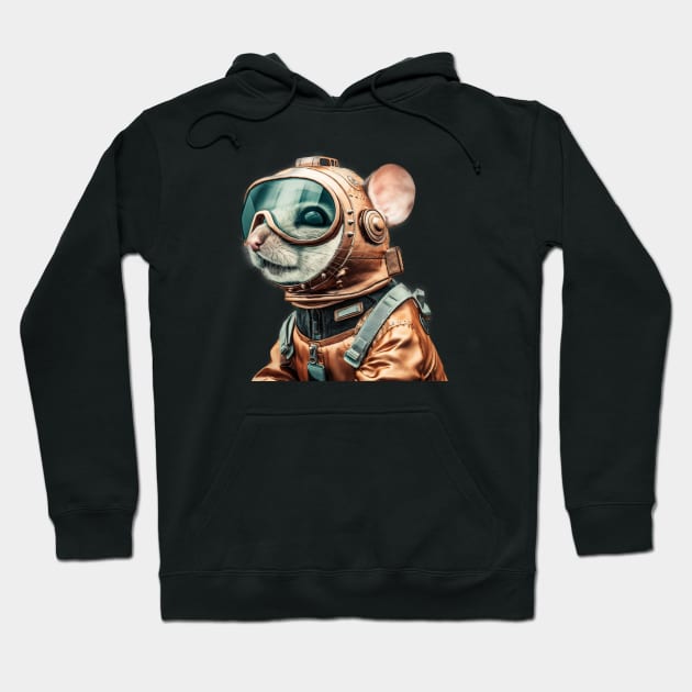 Mouse Space Explorer Hoodie by Pet And Petal